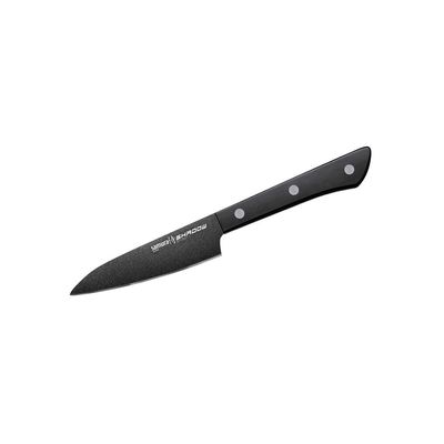 Samura Shadow Paring Knife With Black Non-Stick Coating 4.0"/99 Mm