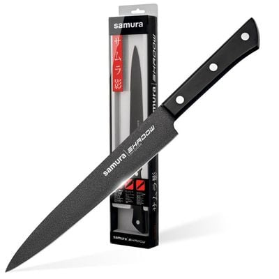 Samura Shadow Slicing Knife With Black Non-Stick Coating 7.7"/196 Mm