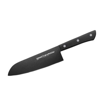 Samura Shadow Santoku Knife With Black Non-Stick Coating 7.0"/175 Mm