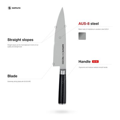 Samura Mo-V Chef'S Knife 8.0"/200Mm