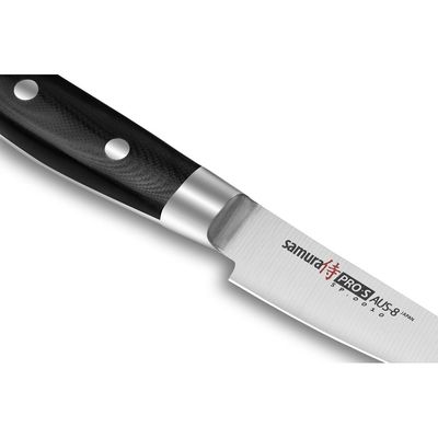 Samura Pro-S Set Of 3 Kitchen Knives: Paring Knife, Utility Knife, Chef'S Knife