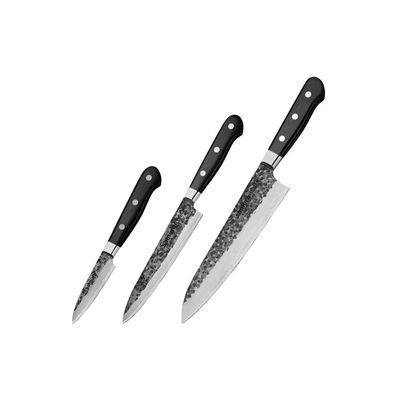 Samura Pro-S Lunar Set Of 3 Kitchen Knives (Paring Knife, Utility Knife, Chef'S Knife)