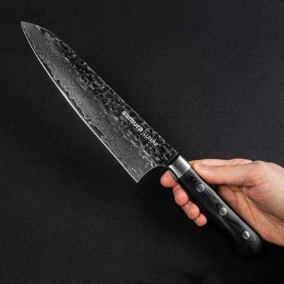 Samura Pro-S Lunar Set Of 3 Kitchen Knives (Paring Knife, Utility Knife, Chef'S Knife)