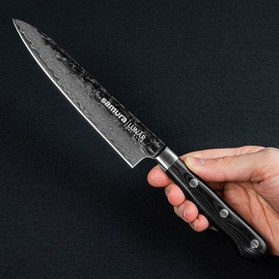 Samura Pro-S Lunar Set Of 3 Kitchen Knives (Paring Knife, Utility Knife, Chef'S Knife)