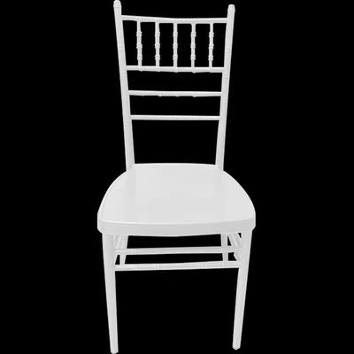 Jeffcoco Furniture Wedding Bamboo Metal Chair For Party Dining Home Furniture Outdoor Balcony Chair (White Metal)
