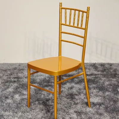 Jeffcoco Furniture Wedding Bamboo Metal Chair For Party Dining Home Furniture Outdoor Balcony Chair (Gold Metal)