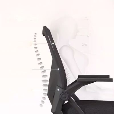 Jeffcoco Furniture Ergonomic Office Chair,Low-Back With Wheels,Breathable Mesh Cusion, Comfortable Seat,Adjustable, Soundproof wheel Rotating Desk Chair