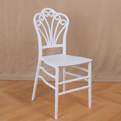 Jeffcoco Furniture stackable chair Injection processing Fixed leg plastic leisure chair outdoor/indoor outside/inside Patio/Garden chair Water/sun proof Dining chair (white 1pc)