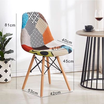 Jeffcoco Fabric Dining leisure chair office chair-multi color 1 pcs