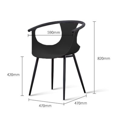 Jeffcoco Furniture Leisure Chair For Lounge,Dining desk chair Black 1 pcs