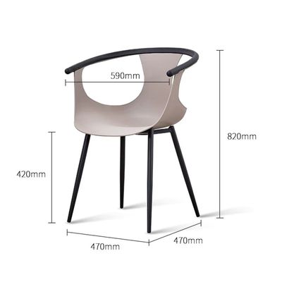 Jeffcoco Furniture Leisure Chair For Lounge,Dining desk chair Beige 1 pcs