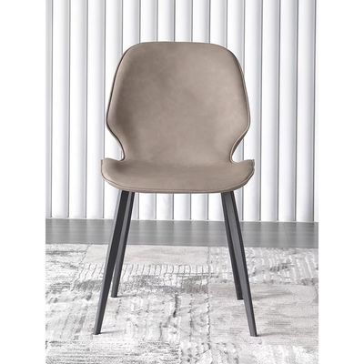 Jeffcoco Furniture Farbic Modern Design Dining Chair,Comfortable Seat Kitchen Furniture,Brown 1 pcs