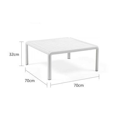 Jeffcoco Furniture Blue Outdoor Sofa Set 5 Seater Corner Sofa With Coffee Table,Garden Patio Sofa Bet