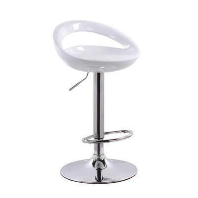 Jeffcoco Furniture PU Leather Adjustable High Bar Chair,Counter Guest Chair(White 1 Pc)
