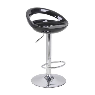 Jeffcoco Furniture PU Leather Adjustable High Bar Chair,Counter Guest Chair(Black 1 Pc)