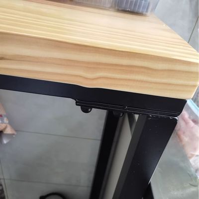 Jeffcoco Furniture Solid Wood Bar Table,High Counter For Kitchen1.5m*45cm*105cm (Beige 1 PC)