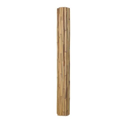 Egardenkart® Natural Rolled Bamboo Fence Thick Natural Privacy Fence (Beige, 200x100cm)