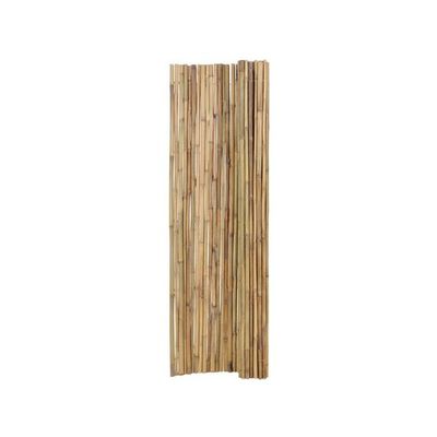 Egardenkart® Natural Rolled Bamboo Fence Thick Natural Privacy Fence (Beige, 250x100cm)