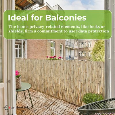 Egardenkart® Bamboo Reed Fence/Privacy Fence (2.1mtrsx6mtrs)