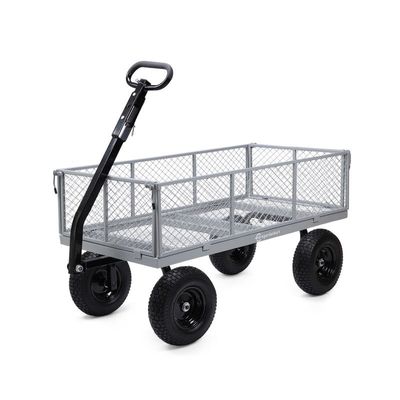 Egardenkart Heavy Duty Garden Cart, 500kg Capacity, Rugged Steel Frame & Removable Sides
