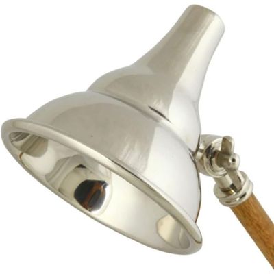 Wooden Metal Swing Arm Desk Lamp Base Classic Architect Study Table Lamp Multi Joint Adjustable Arm (Bedside Desk Lamp)