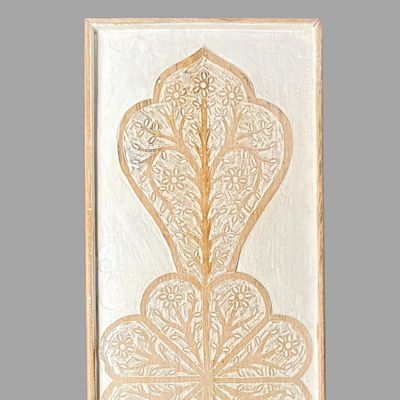 Wall Decor Hand Carved Mandala Wall  Art Panel  For Office Living Room  Bedroom Decoration , Home Decor Rustic  Frame Wall Art In 1 Pc Carved Wood Boho Wall Decor Panel 92 X 30 Cm 