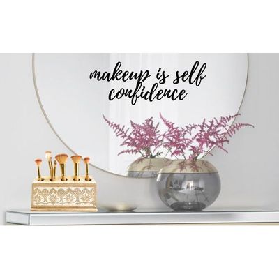 Makeup Brushes  Holder Skincare Organizer Stand  - Makeup Organizer Dressing Table Organiser Wooden Bathroom  Brushes Holder , Paint Brushes, Pens, Desk  & Vanity Organizer