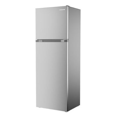 Krome 480 Liters Gross Top Mount Double Door Refrigerator| No Frost Cooling System| Led Display| Convenient Shelves For Easy Access|Inox