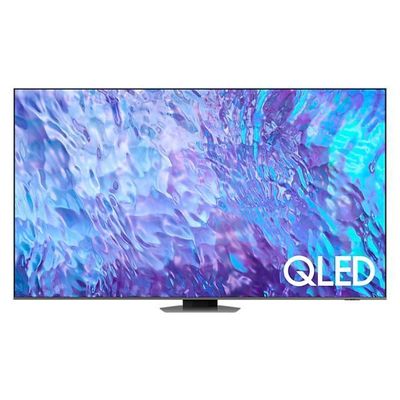 Samsung 98 Inch Series 8 Qa98Q80C Qled 4K Smart Tv With Neural Quantum Processor 4K |Slim Look| Multi-Device Experience | Auto Game Mode (Allm)| Carbon Silver