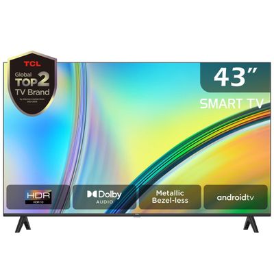 Tcl 43-Inch S5400A | Fhd/Hd Smart Tv | Fhd | Hdr 10 | Metallic Bezel-Less | Android Tv | Dolby Audio| 43S5400A