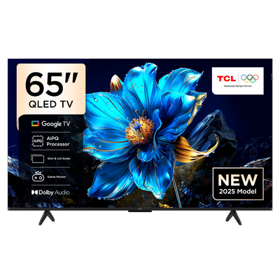 Tcl 65 Inch 4K Qled Google Tv 2025 | Slim & Uni-Body | Aipq Processor | Dolby Vision & Atmos | Hdr10+ | Hva Panel | 65P7K |
