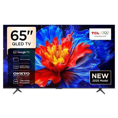 Tcl 65 Inch P8K Qled Tv | 144Hz | Onkyo 2.1 Audio | Aipq Pro Processor | Hva Panel | Slim & Uni-Body | 2025