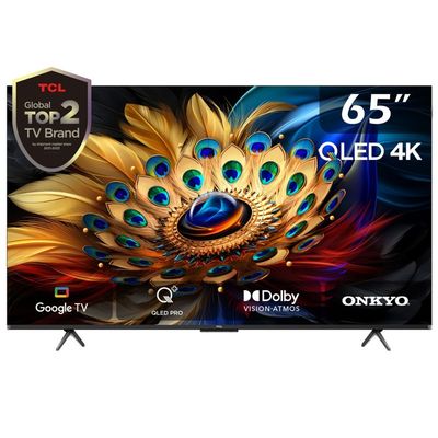 Tcl 65-Inchc655 Qled Pro Tv | Aipq Pro Processor | T-Screen Pro | Onkyo 2.1 Ch | 144Hz Vrr | Dolby Vision & Atmos | Hdr10+ | Eye Care | 32Gb Storage |65C655| 2024
