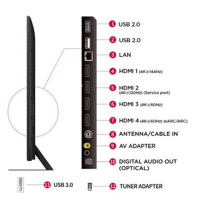 Tcl 75-Inch C855 | Premium Qd-Mini Led 4K Tv | 2160 Local Dimming Zones | Hdr 3500 Nits | Qled Pro | Onkyo Sound | 144Hz Vrr | Amd Freesync Premium Pro | Aipq Processor | Ultra Slim Design| 75C855