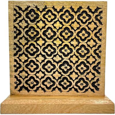 Kitchen Knife Block Wooden Knife Holder Rack  Display Stand  Multifunctional Kitchen Storage Bamboo  Cutlery  Organizer Kitchen Keep All Knife Set For Kitchen Dining At One Place 