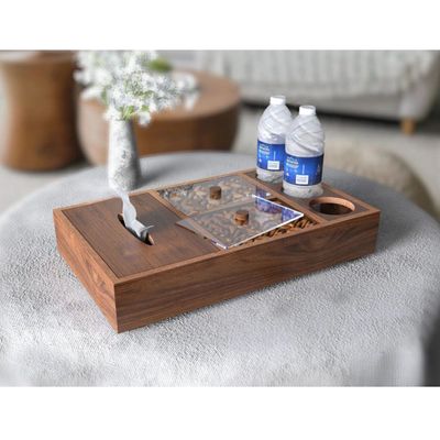 Wooden Coffee Table Organizing Tray - Medium