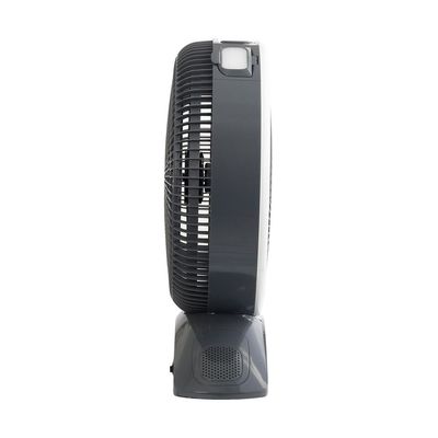 Clikon Tornado 14 Inch Rechargeable Fan With 2 Side Table Lights, Remote Controlled, Charge Indicator, 7000 Mah Battery, 40 Watts, 2 Years Warranty, Grey And White, Ck2025