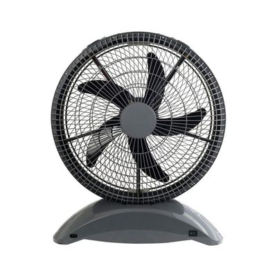 Clikon Tornado 14 Inch Rechargeable Fan With 2 Side Table Lights, Remote Controlled, Charge Indicator, 7000 Mah Battery, 40 Watts, 2 Years Warranty, Grey And White, Ck2025