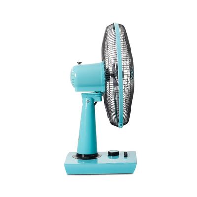 Clikon Haize 16 Inch Table Fan With Strong Safety Grill, Swing Function, 3 Speed Settings, 45 Watts, Blue - Ck2033