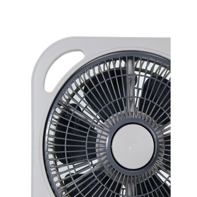 Clikon 10-Inch Box Fan Ck2044, 3 Speed Control, 60 Minutes Timer, Personal Desk Box Fan With Powerful Motor With Powerful Airflow, Table Fan For Office, Home (3 Speed) Fan Guard