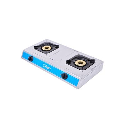Double Burner Gas Stove 2 Burner Stainless Steel Gas Stove Cooktop Ck2141