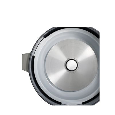 2.2 L Electric Rice Cooker With Non-Stick Inner Pot And Stainless Steel Lid, Includes Warm/Cook And Steam Function/Rice Spoon And Measuring Cup/Perfect For Cooking Rice And Other Grains, Steaming Vegetables, 900 W