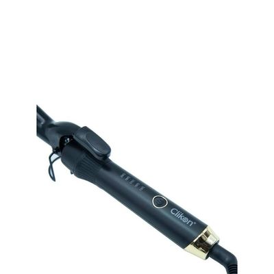 Clikon - 19Mm Chrome Plated Hair Curler, Fast Heating Element, 360° Swivel Power Cord, 2 Year Warranty, 45 Watts, Black - Ck3306
