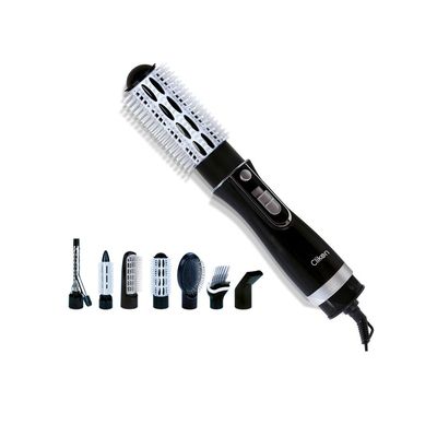 Clikon 8-In-1 Hair Styler-1 Speed With 3 Temperature Settings And 7 Attachments, 360-Degree Swivel Cord, Perfect For Salon And At Home Styling, 7 Interchangeable Heads, 2 Years Warranty