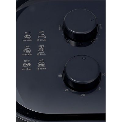 Clikon Air Fryer With 4L Non-Stick Container Basket And Dishwasher Safe Basket,1400W-Ck352