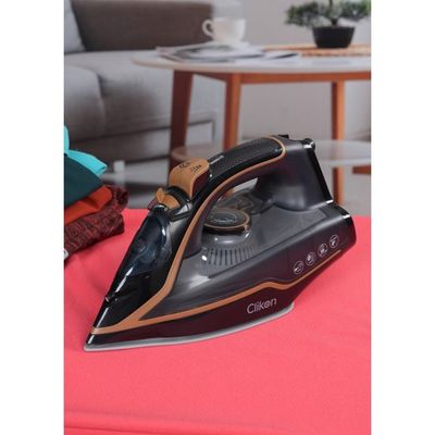 Clikon Ceramic Soleplate Steam Iron 2400W – Fast Heating & Smooth Glide For Perfectly Pressed Clothes