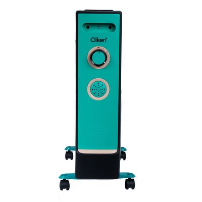 Clikon 1100W/2200W Quartz Heater With Wheels & Safety Switch - Portable Heating Solution