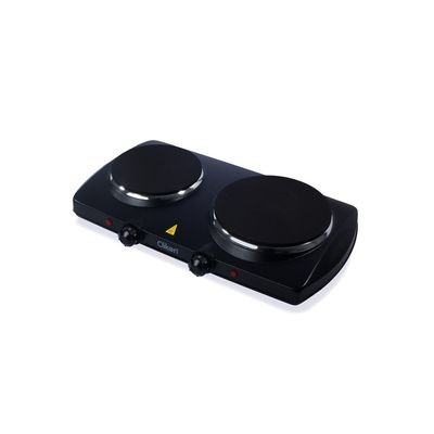 Clikon - Dual Design Hot Plate, Variable Temperature Control, Over Heat Protection, Black, 2500 Watts - Ck4286