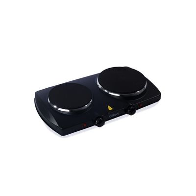 Clikon - Dual Design Hot Plate, Variable Temperature Control, Over Heat Protection, Black, 2500 Watts - Ck4286