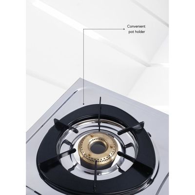 Auto Ignition, High Efficiency 2 Burner Gas Stove With Heavy Gauge Stainless Steel Body, Automatic Ignition, For Lpg Use Only  (Ck4287)